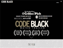 Tablet Screenshot of codeblackmovie.com